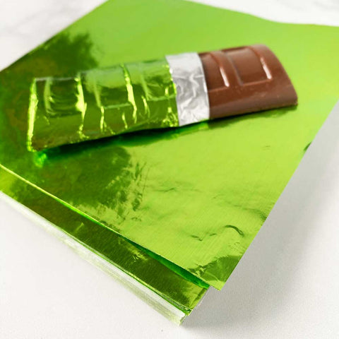 Bright Dark Green FOOD GRADE Foil Wrappers for Candy Bars – Candy Wrapper  Store