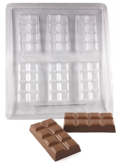 Plastic mold for chocolate bar CUBES ULTRA – Dolcemolds