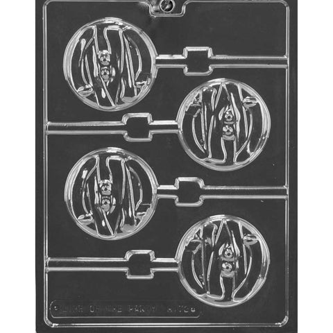 Witch On Broom Lollipop Chocolate Mold - Confectionery House