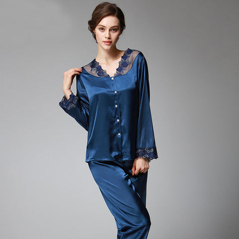 satin-silk pajama sets