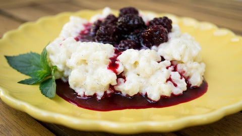 cottage cheese and jam