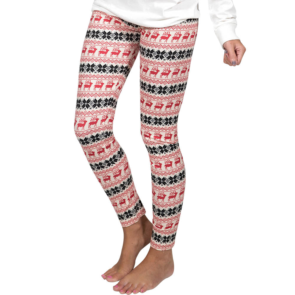 Simply Southern Reindeer Cream Leggings – Blooming Boutique