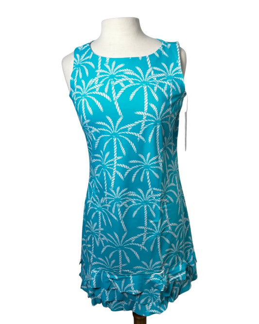 Beach Time by Lulu-B Periwinkle Dress with Ruffle Bottom – Blooming Boutique