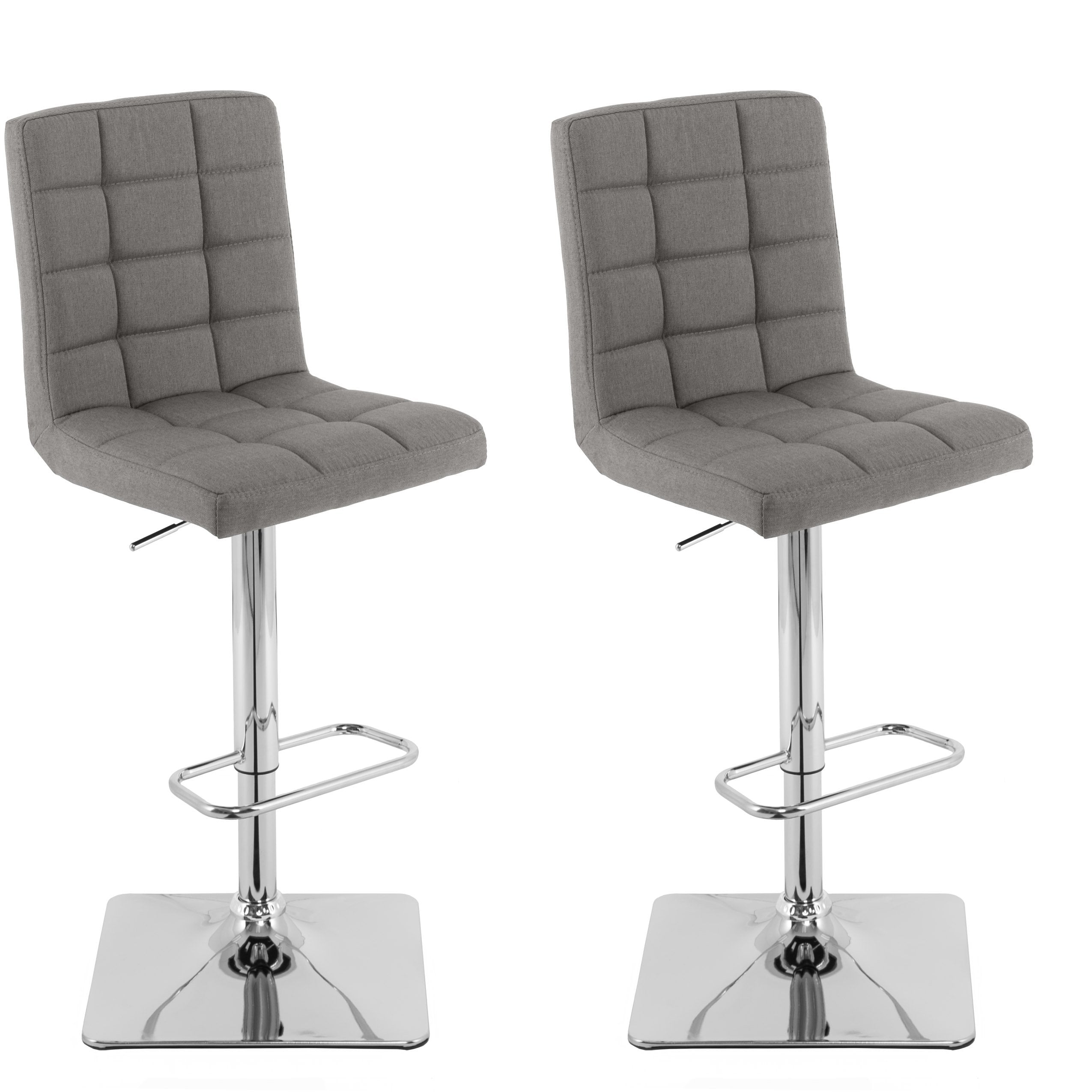 High Back Bar Stools, Set of 2