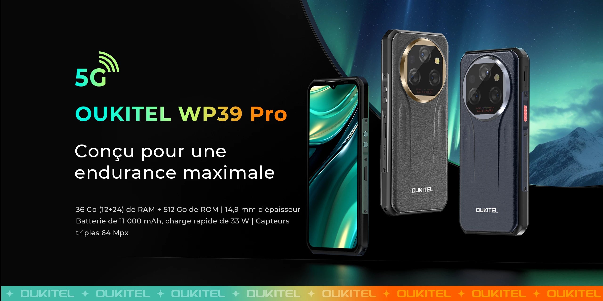 Oukitel wp39 pro french visual details