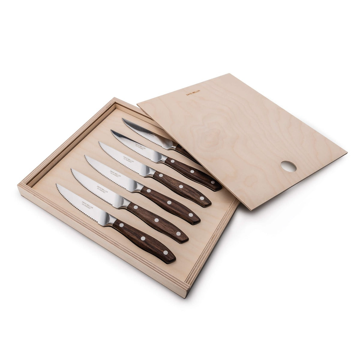 Steak Knives Set of 8 Rosewood Handle