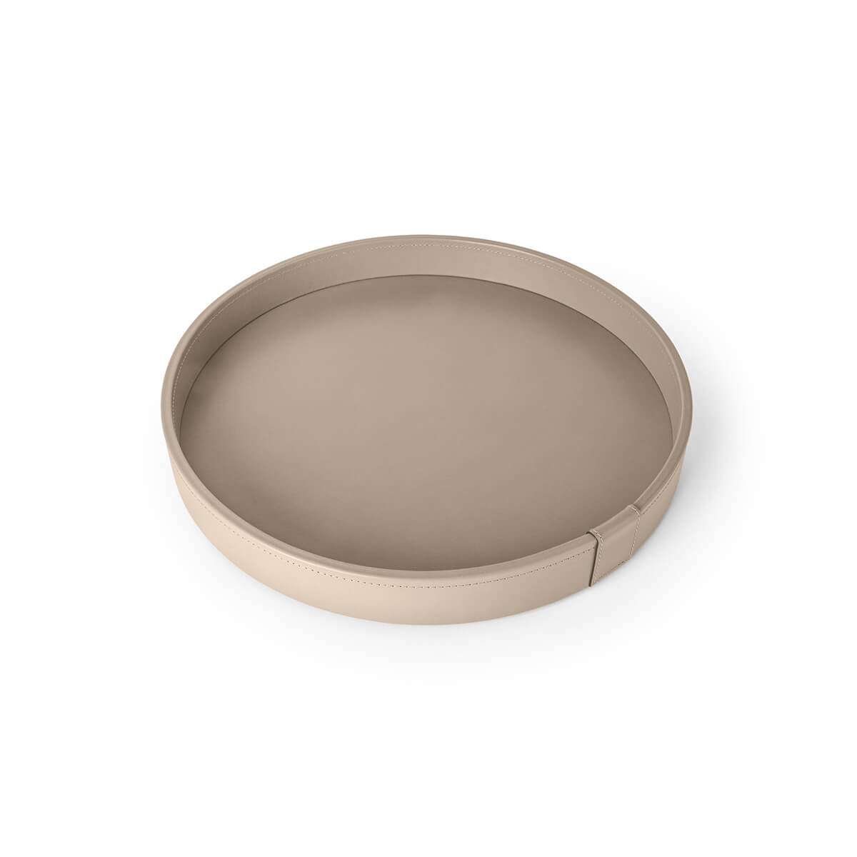 Round Leather Tray - Moore & Giles Inc.