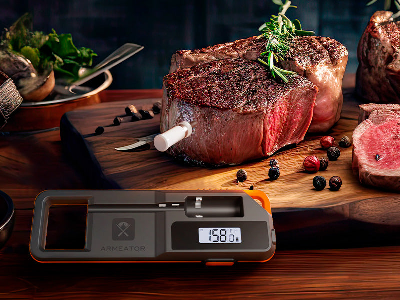 Armeator Wireless Meat Thermometer, 932°F High-Temperature