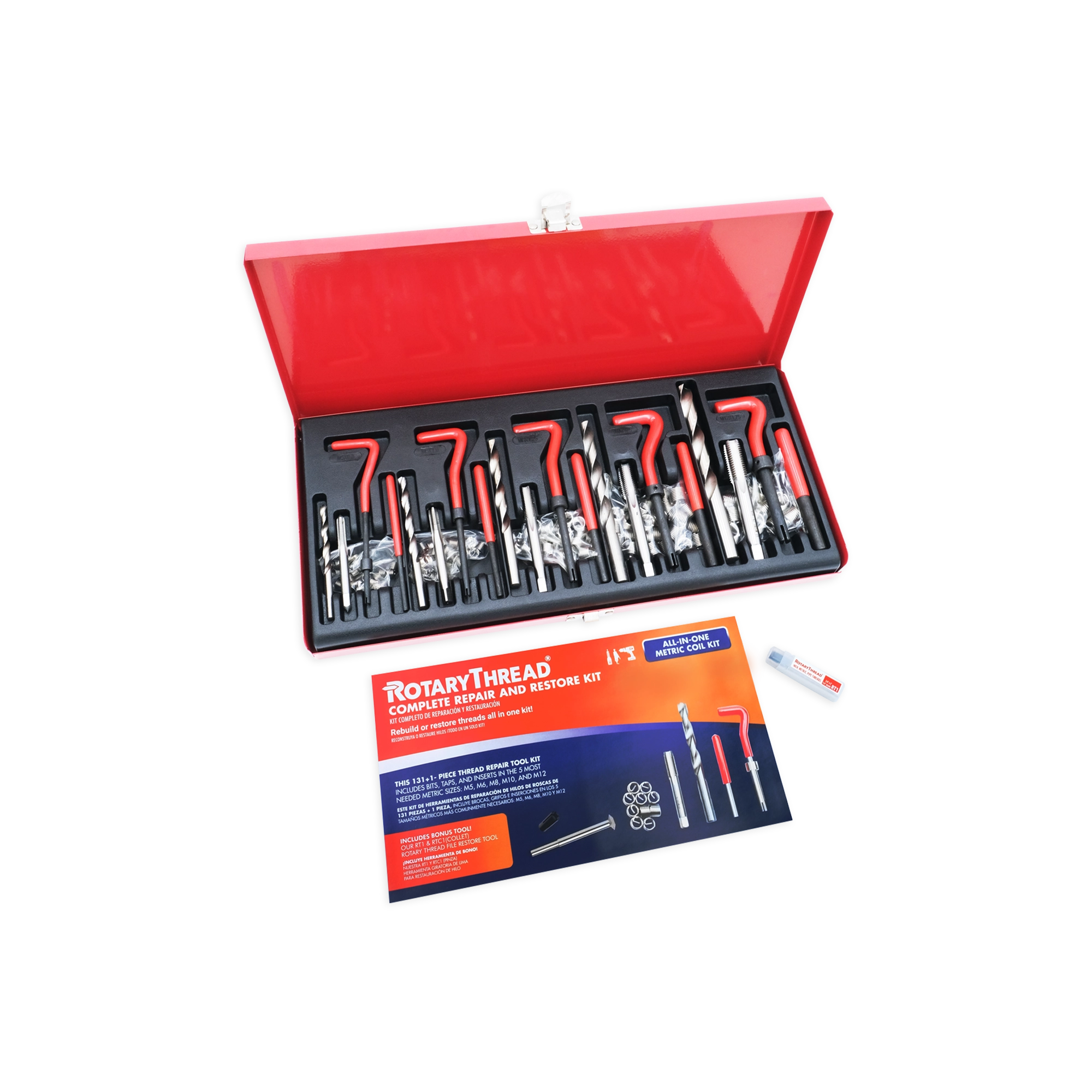 131+1 Piece Metric Thread Repair Tool
