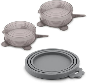 Pet Food Can Lids – Silicone Dog Food Can Covers Lids – Soft Flexible Can Covers for Dog Food Cans – BPA-Free and Microwave-Safe Silicone Lids for Dog and Cat Food Storage – Universal Fit - Tickly Motte - Pet Food Can Lid Covers