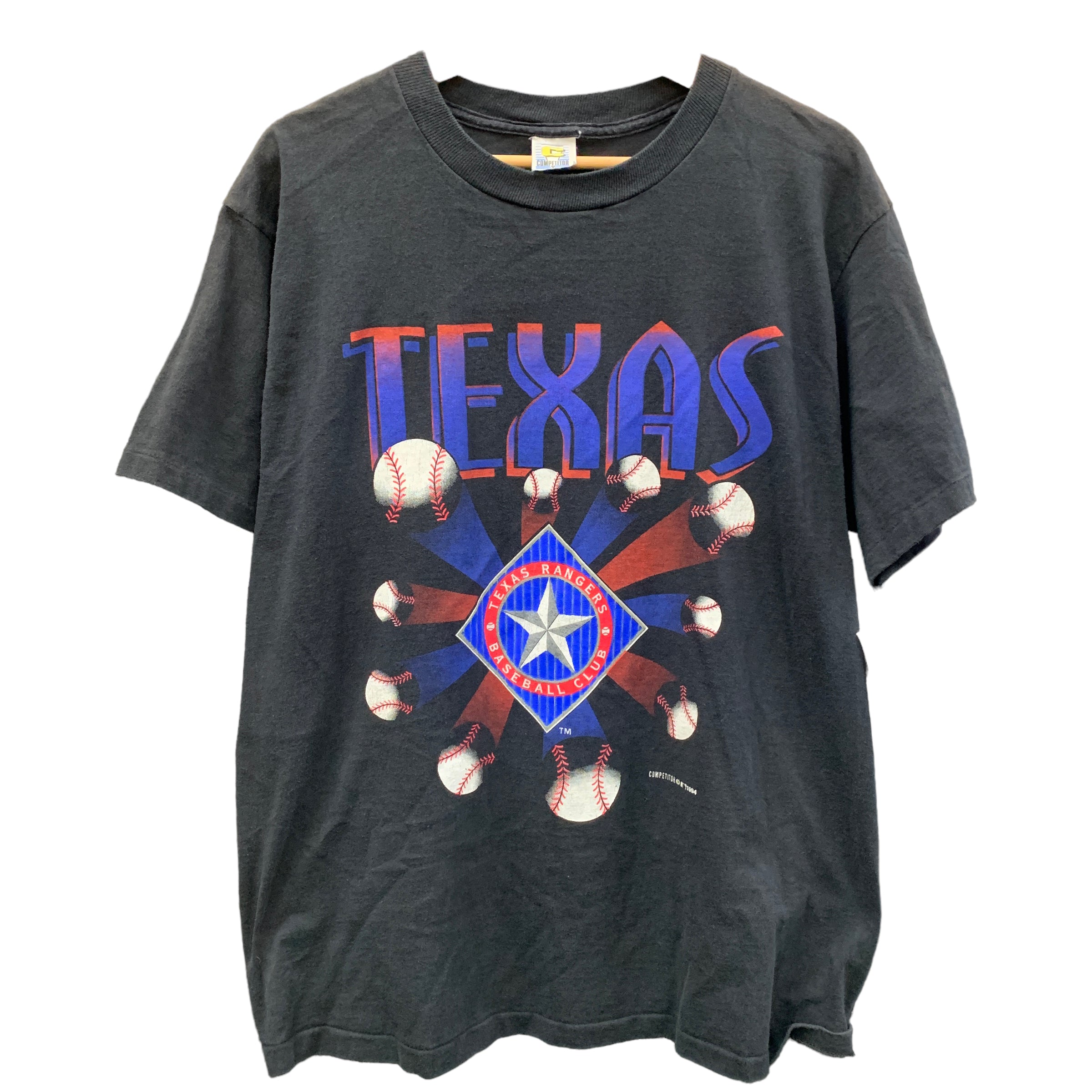 SD Exchange $1 STEALS!! CRAZY VINTAGE TEES for THREADED - 1994 Texas  Rangers T-Shirt Size L