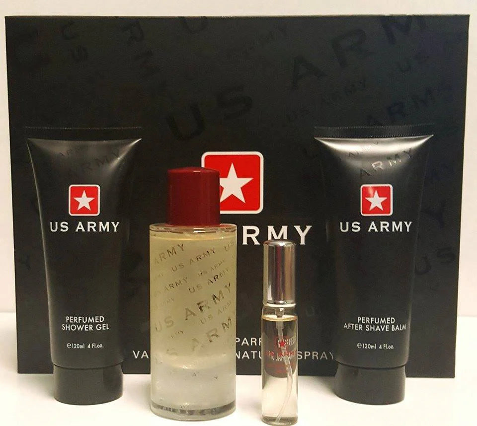 Us Army 4-Piece Set 3.4oz Men EDP Spray