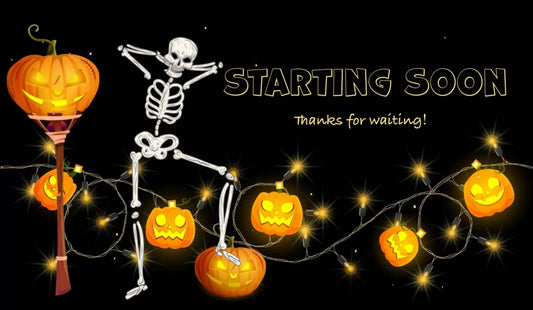 Animated Scenes Halloween Dancing Skeleton - Overlay - Stream K-Arts