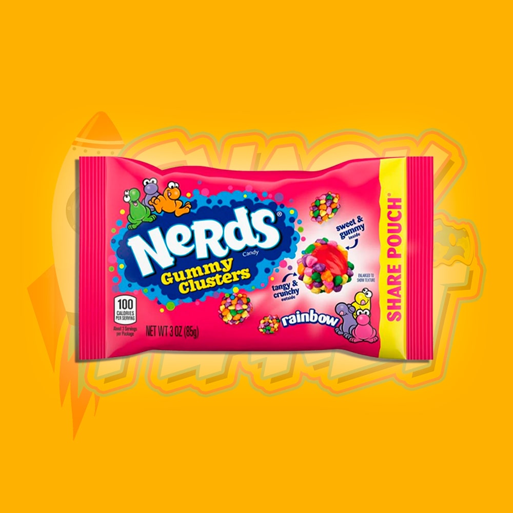 The New Nerds Gummy Clusters Combine Crunchy and Gummy Bites, So