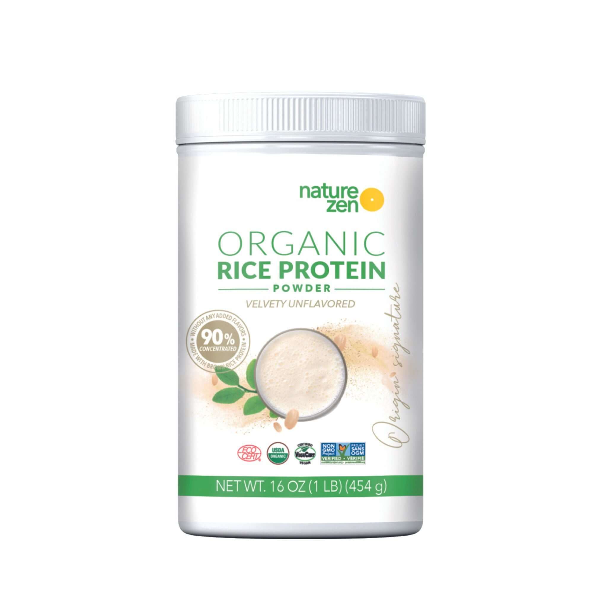 Nature Zen Origin - Organic Rice Protein Powder - Natural Velvet - Nature Zen USA product image