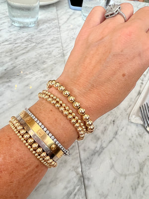 14k Gold Filled Bracelet (4mm), Arm Candy by Alysa - Jurisdiction Clothing