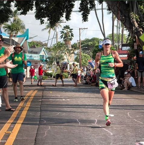 Haley Chura at the 2017 Ironman World Championships in Kona