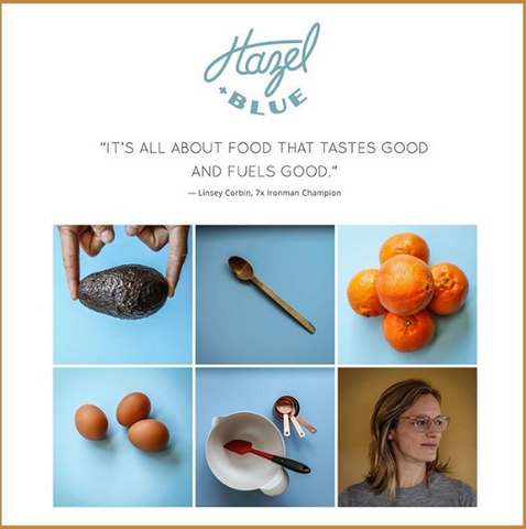 Linsey Corbin's new passion project, Hazel.and.Blue about food