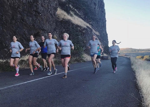 BATWomen triathlon a group run
