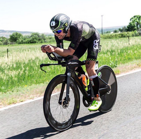 Joe Gambles at Ironman Boulder