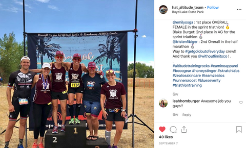 HAT Altitude Team on the podium