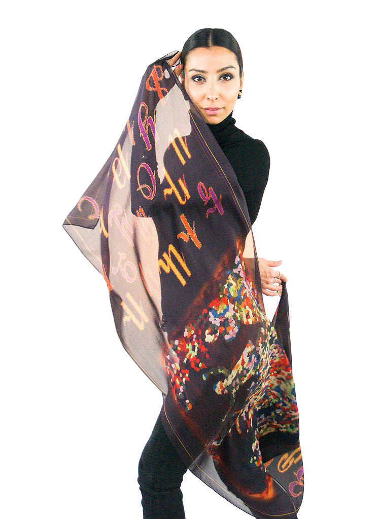 armenian alphabet scarf