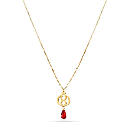 Pomegranate Gold Plated Necklace