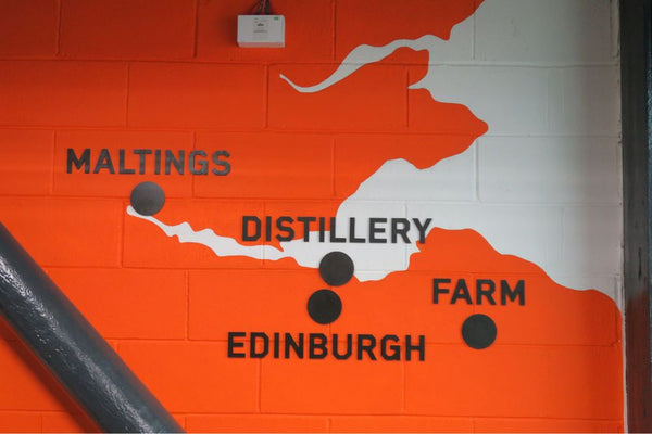Port of Leith Distillery Map
