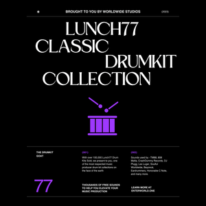 Lunch77 Classic Drum Kit Collection