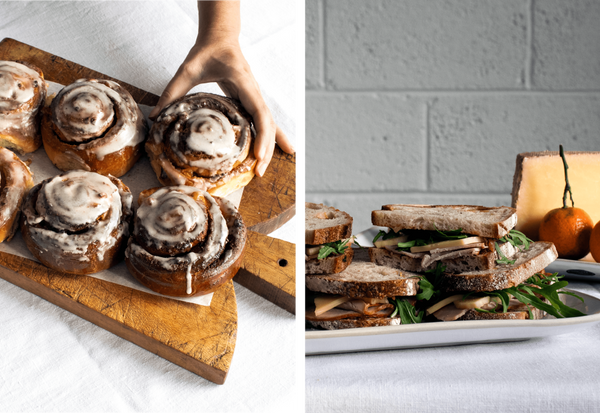 Sticky Brioche Christmas Buns