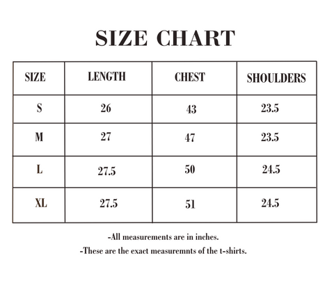 Size Chart – Beliore