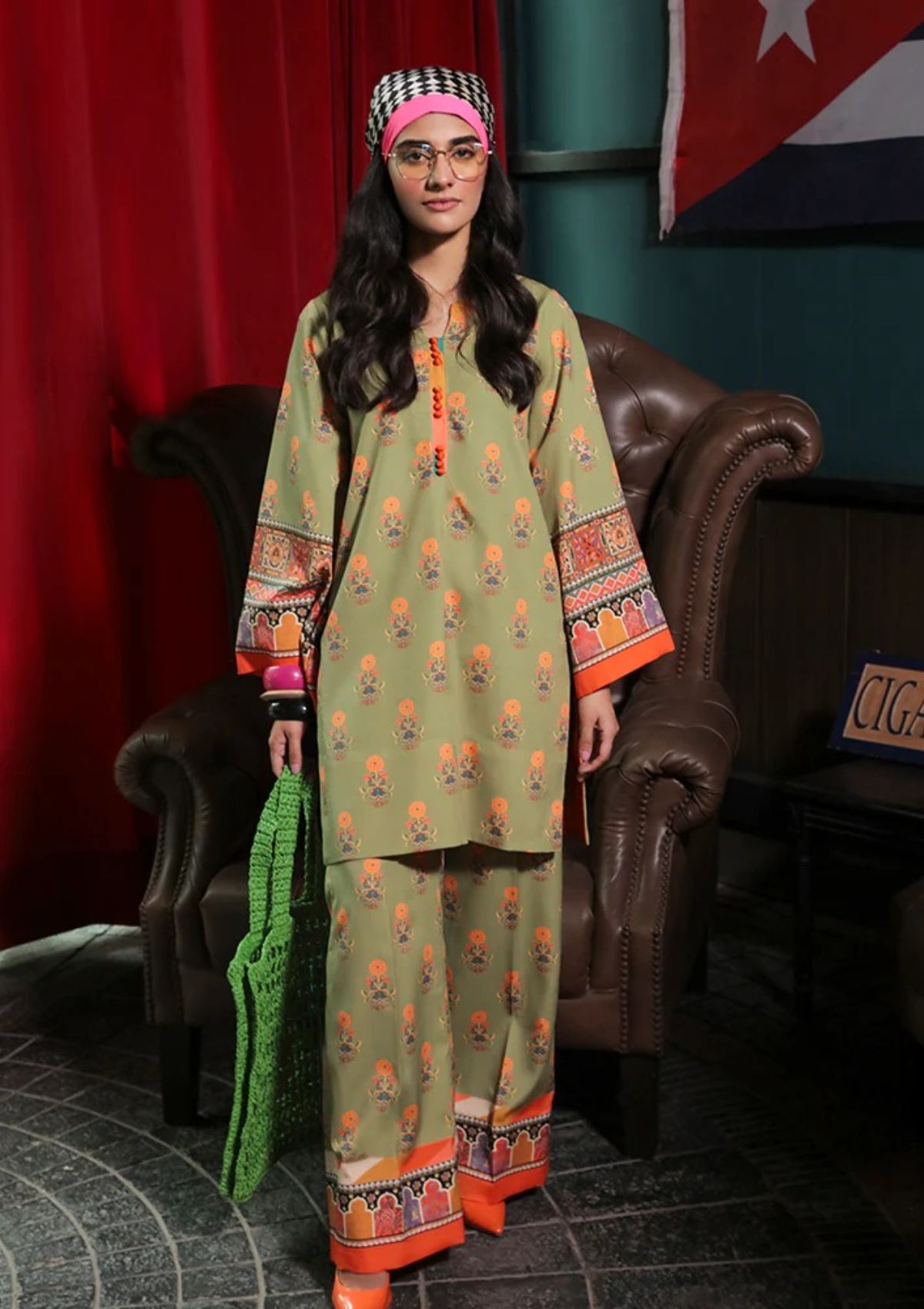 Stitched Collection - Maria Osama khan - Retro - SUSAN available at Saleem Fabrics Traditions