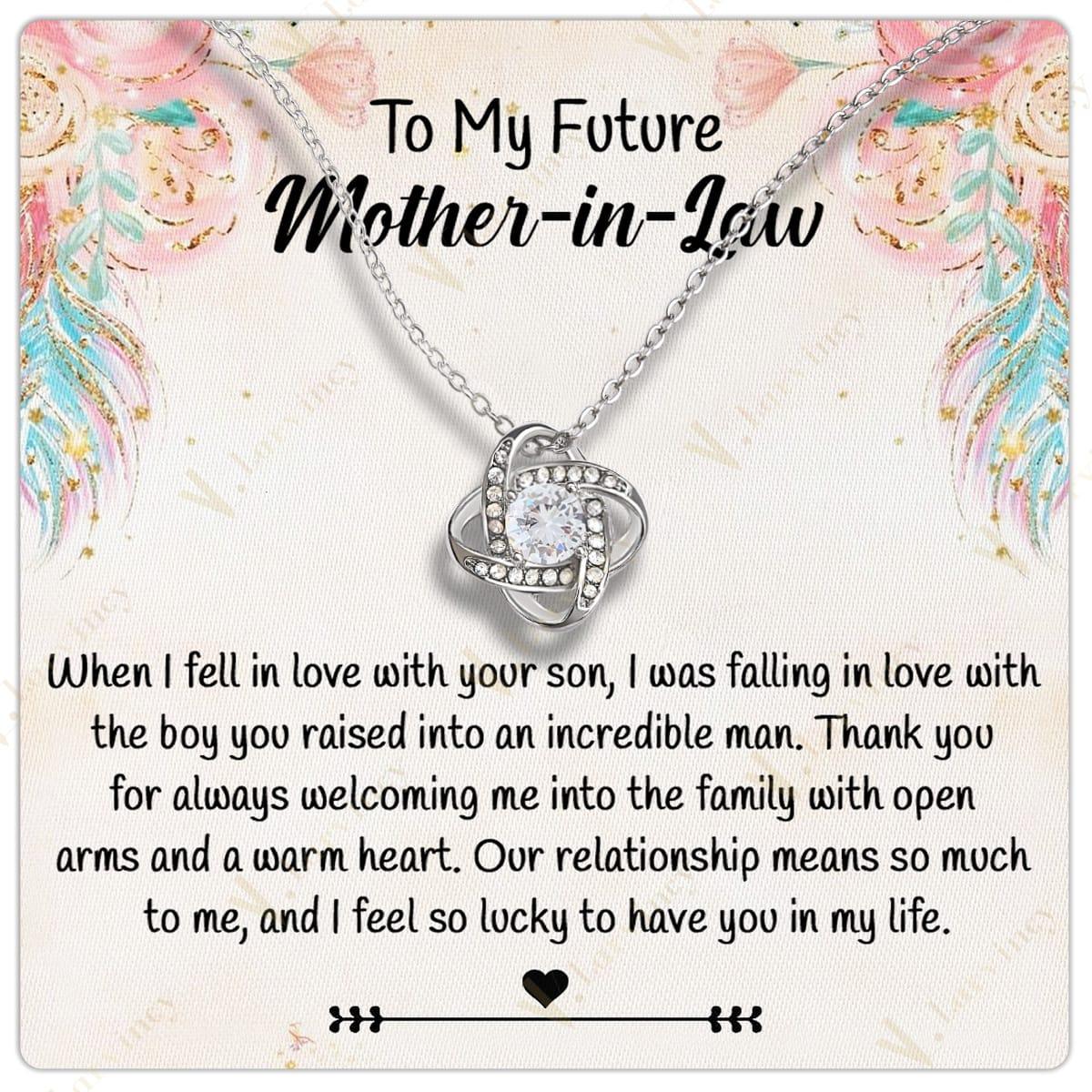 to my future mother in law necklace