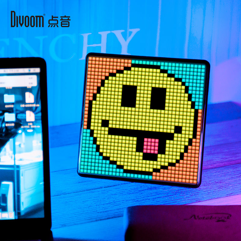 海外正規品】 Divoom Pixoo-Max ピクセルディスプレイ APP携帯電話コントロールディスプレイ 32 x 32  プログラム可能なLEDスクリ