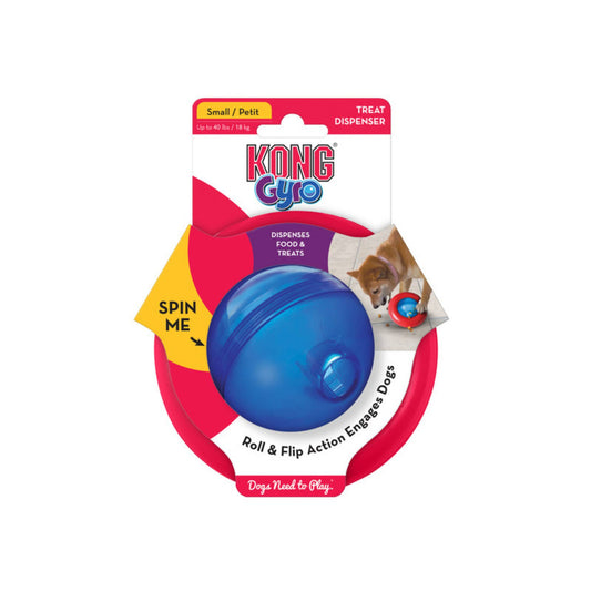 KONG Rewards Wally Dog Treat Dispenser Toy Blue/Red MD/LG