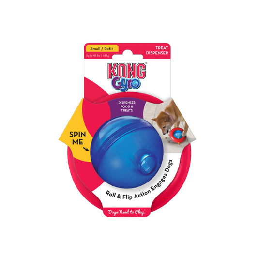 KONG Rewards Wally Dog Treat Dispenser Toy Blue/Red Medium/Large  035585498270