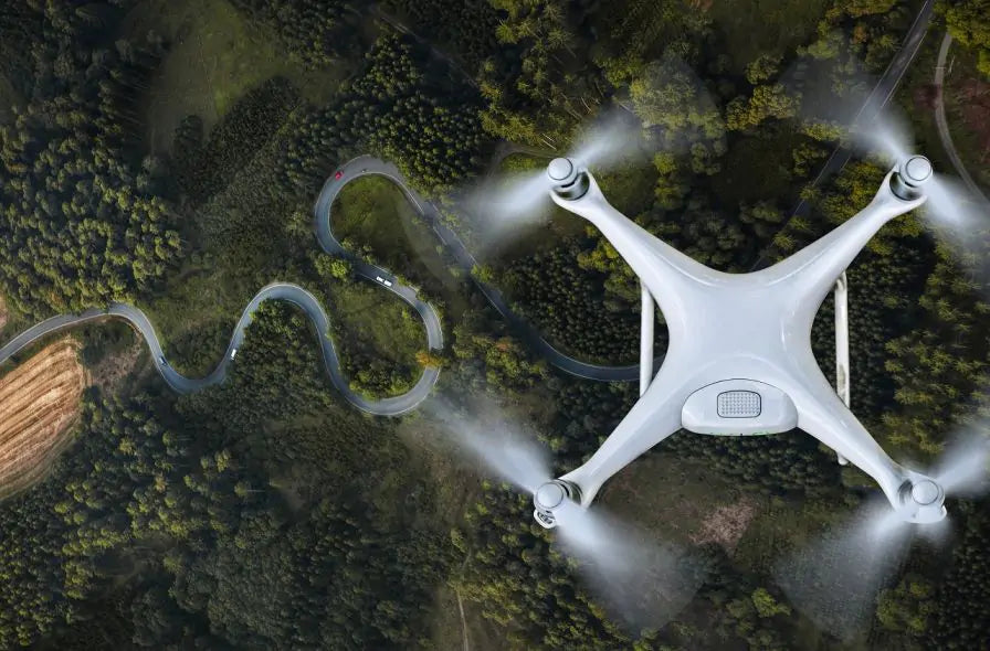 Drone Doing Aerial Photography