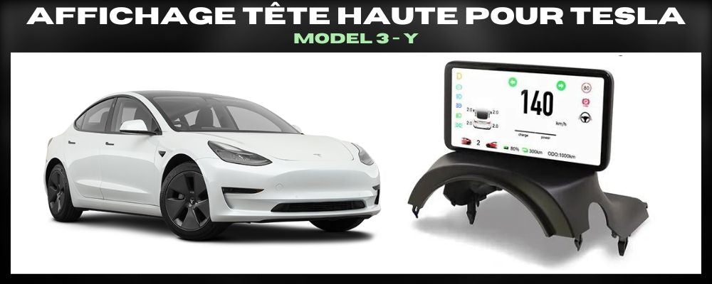 Affichage tête haute pour Tesla Model 3
