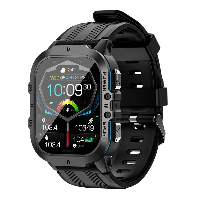 New C26 Smartwatch: AMOLED 1.96 HD, Bluetooth Call, 100+ Sports Modes