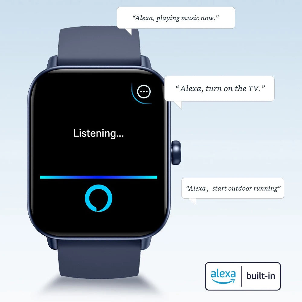 smartwatch featuring fitness & sleep tracking and Alexa built voice.