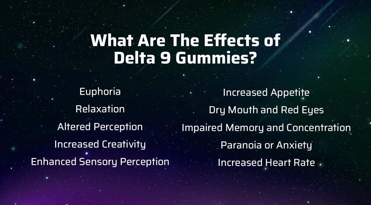 The effects of Delta 9 THC gummies