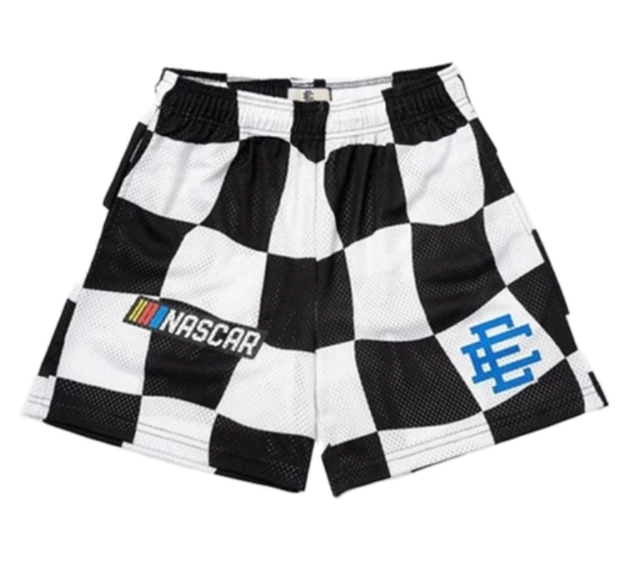 Racing - EE Shorts Black/White – TheShortsIllustrated