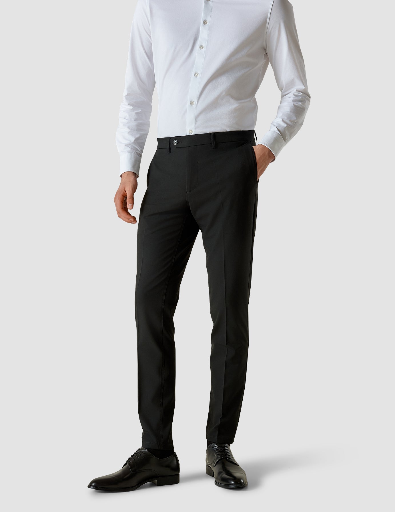 Slim Black Suit Pants