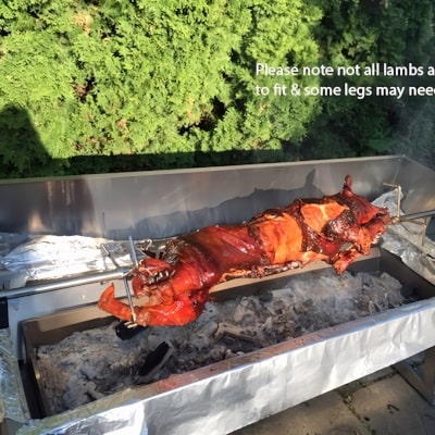 1200 mm Spartan BBQ Spit Roaster Rotisserie cooking whole pig