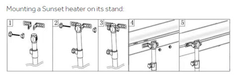 Infrared Heater Stand | Herschel instructions