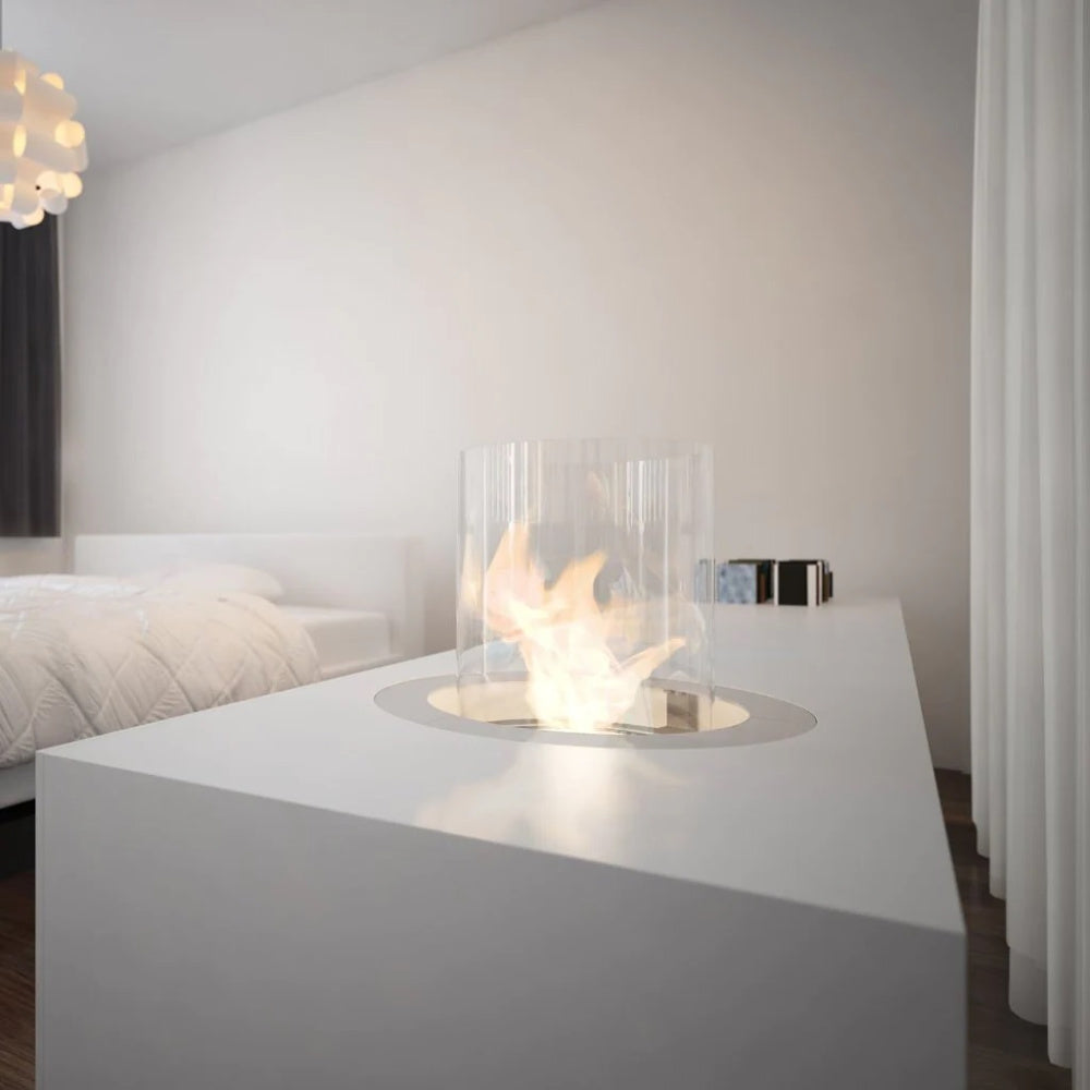 Fireplace | Planika Rondo Commerce inside a bedroom