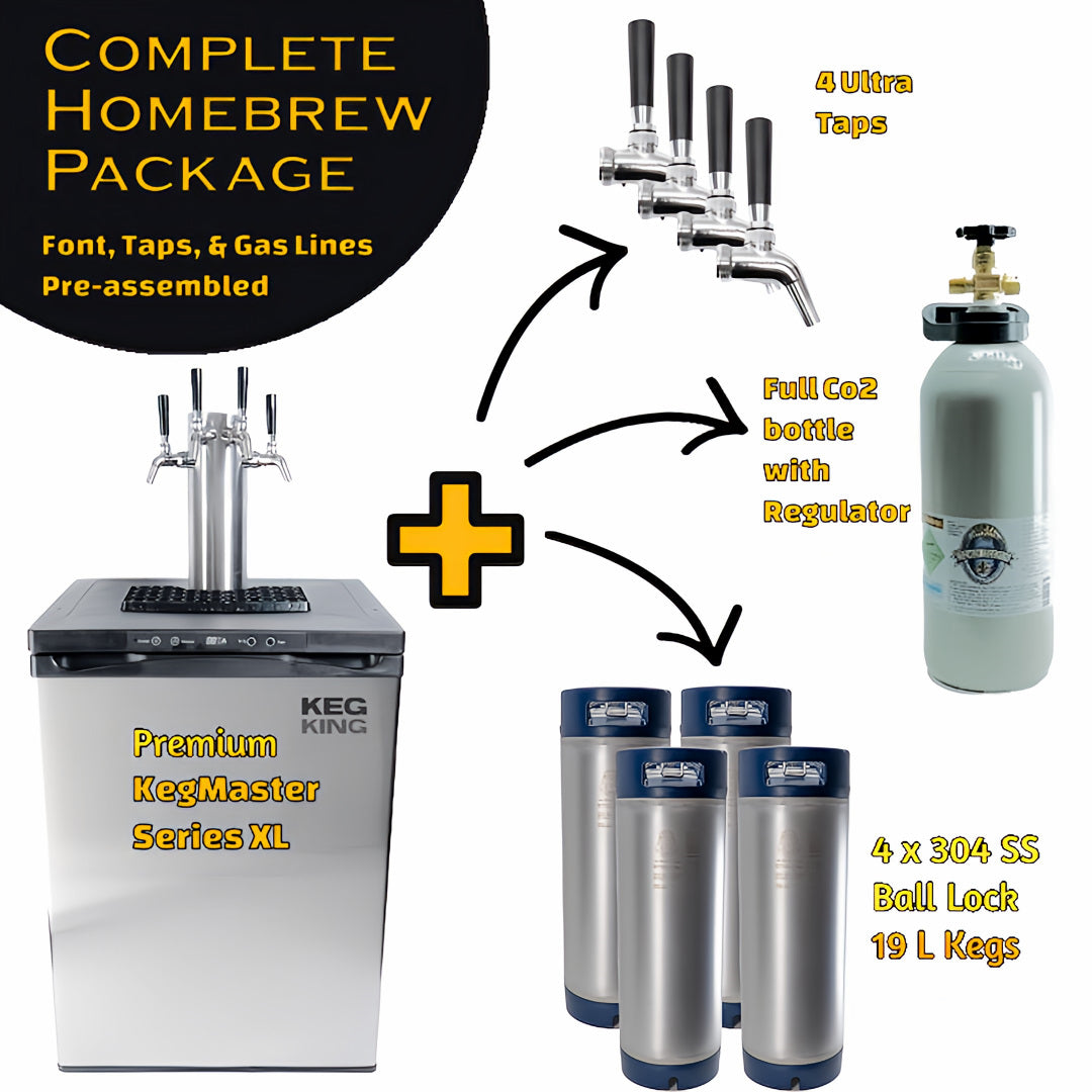 Kegerator | Series XL Premium homebrew package with everything included