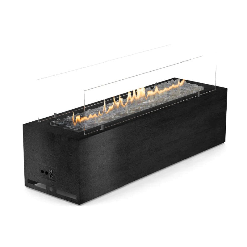 Fireplace | Planika Galio Manual | Long black model product picture