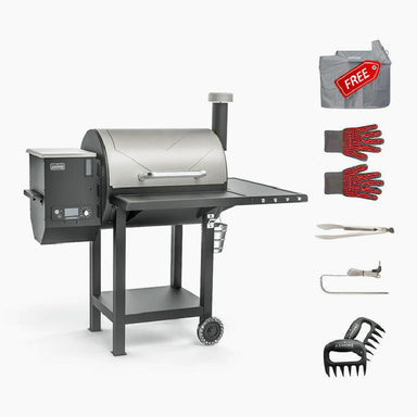 Electric Portable Pellet Grill Smoker for Outdoor BBQ ASMOKE AS350