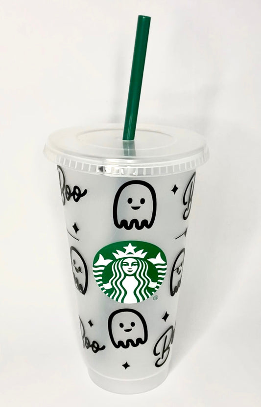 Starbucks custom cold cup tumbler with skull & rose design – Those Crafty  Cats